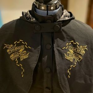 Harry Potter coat with hooded cape
